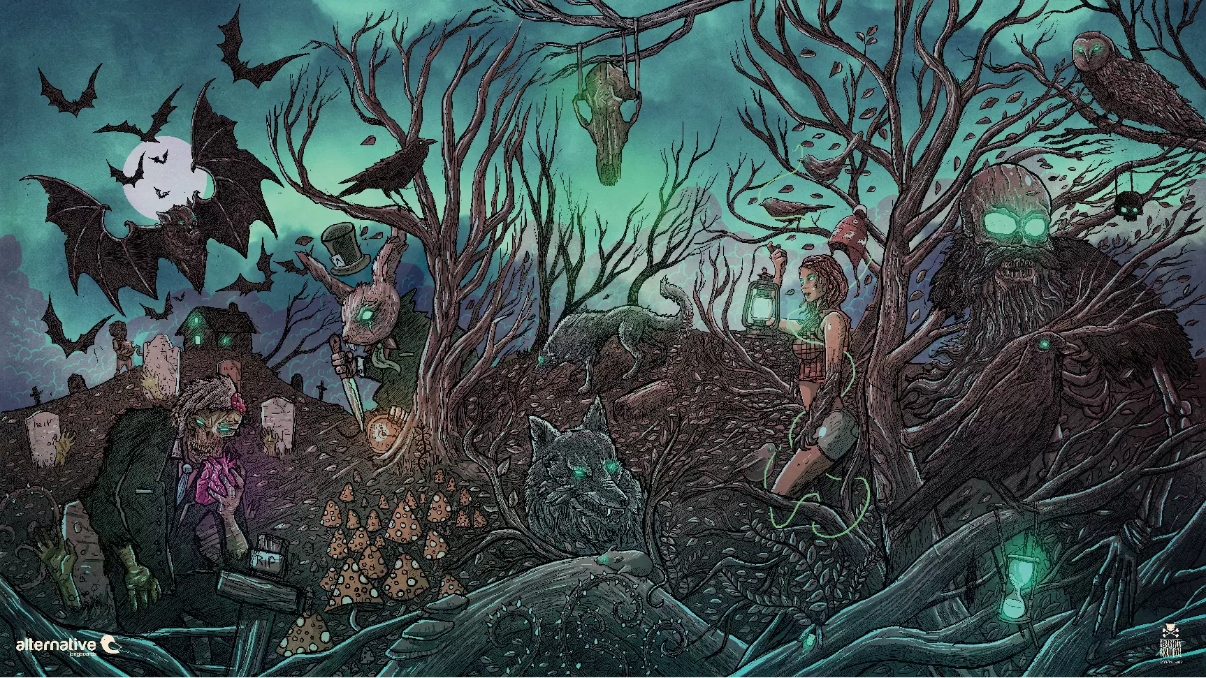 Haunted Woods by Sebastian Skrobol